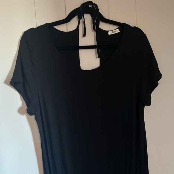 NWOT Égy jumpsuit black, XL, has pockets - Picture 3 of 8